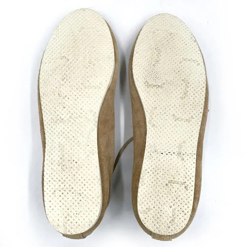 Crown Northampton Turner Apron Shoe Tan Suede Lace Up Sz 6 UK / 9 US Women's - Picture 8 of 9